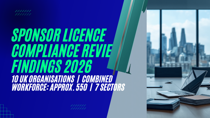 Sponsor licence compliance review findings from 10 UK organisations